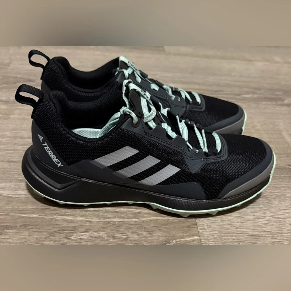 Adidas TERREX CMTK 260 Trail Running Shoes Black Green Women’s 8 Hiking Sneakers